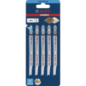 Bosch EXPERT jigsaw blades T308B 5pcs Wood 2-side clean