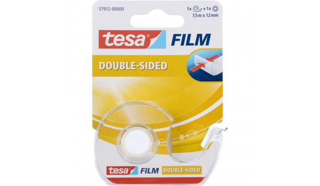 Tesa Double Sid. Tape 7,5m x12mm transparent 57912