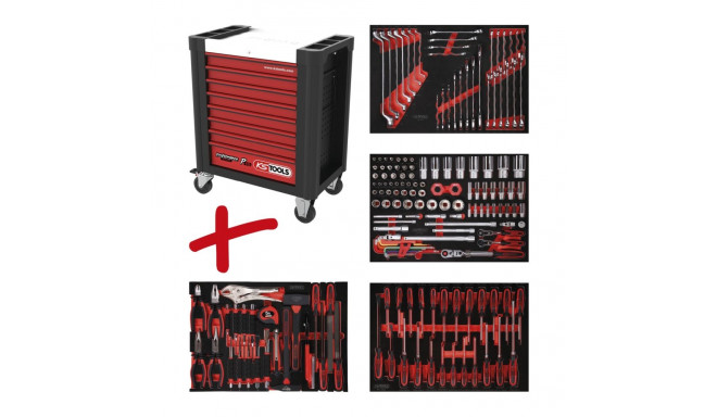 KS Tools Performanceplus Tool Trolley Set P10 180 Tools