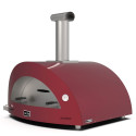 Alfa Forni Moderno 5 Pizze Hybrid red