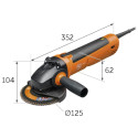 Fein CG 15-125 BL INOX Angle Grinder