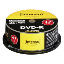 1x25 Intenso DVD-R 4,7GB 16x Speed Cakebox printable