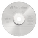 1x25 Verbatim Data Life Plus CD-R 80, 52x Speed, cake box