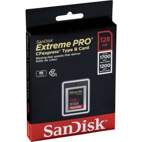 SanDisk CF Express Type 2 128GB Extreme Pro SDCFE-128G-GN4NN - Карты памяти - Photopoint