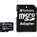 Verbatim microSDXC         256GB Class 10 UHS-I incl Adapt. 44087