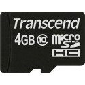 Transcend microSDHC          4GB Class 10 + SD-Adapter