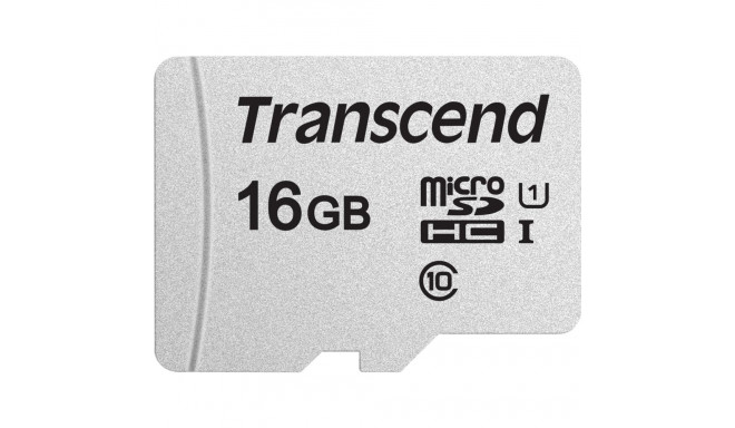 Transcend microSDHC 300S    16GB Class 10 UHS-I U1