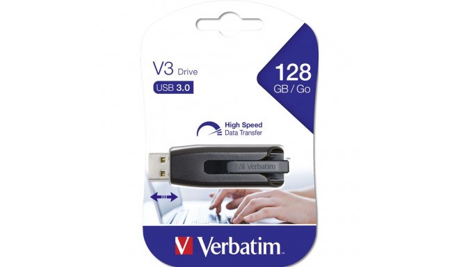 Verbatim Store n Go V3     128GB USB 3.0 grey               49189