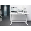 DIGITUS power height adjustable Desk wth USB and Drawer 120x60cm