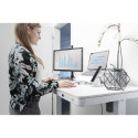 DIGITUS power height adjustable Desk wth USB and Drawer 120x60cm