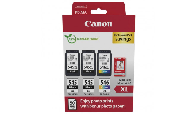 Canon PG-545 XL x2 / CL-546 XL Photo Value Pack