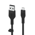 Belkin Flex Lightning/USB-A 1m mfi cert., black CAA008bt1MBK