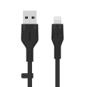 Belkin Flex Lightning/USB-A 1m mfi cert., black CAA008bt1MBK