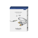 in-akustik Premium Audio Cable 3,5 mm Jack Plug - Cinch 5,0 m