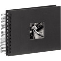 Hama  Fine Art  Spiral black 24x17 50 black Pages 90150