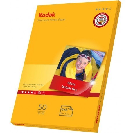 Kodak fotopapīrs 10x15 240g glancēts 50 lapas