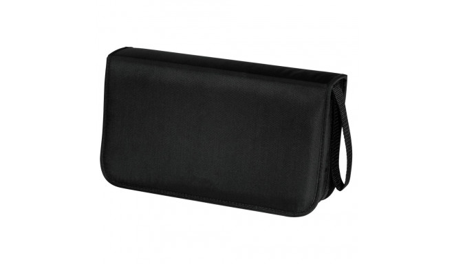 Hama CD-Wallet Nylon 80 black                      33832