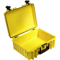 B&W Outdoor Case Type 5000 yellow with partition insert