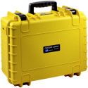 B&W Outdoor Case Type 5000 yellow with partition insert