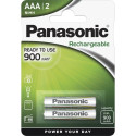 1x2 Panasonic Akku NiMH Micro AAA 900 mAh