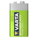 10x1 Varta Rechargeable Accu NiMh 200 mAh 9V-Block