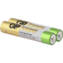 1x2 GP Super Alkaline AAAA Batteries 03025AC2