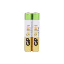 1x2 GP Super Alkaline AAAA Batteries 03025AC2