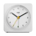 Braun BC 03 W quartz alarm clock analog white