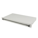 RACKMOUNT 19" 1U FIBER PATCH PANEL LANBERG 24XSC SIMPLEX/24XLC DUPLEX + ACCESSORIES