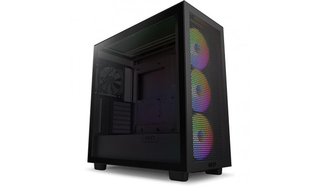 Case|NZXT|H7 Flow RGB|MidiTower|ATX|EATX|MicroATX|MiniITX|Colour Black|CM-H72FB-R1