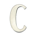 STAINLESS STEEL LETTER NS6235-C C