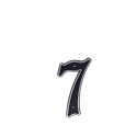 BLASTIC HOUSE NUMBER 7 150MM BLACK