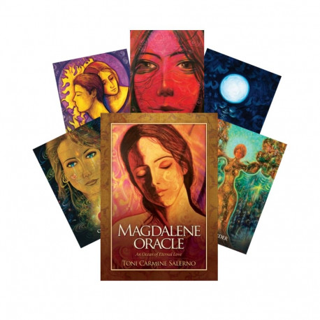 Tarot Cards Magdalene Mary Oracle Borderless Blue Angel