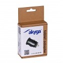 Akyga Car charger AK-CH-02 2100mA 2xUSB black