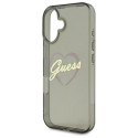 Guess GUHCP16SHCHGSPK iPhone 16 6.1" black/black hardcase IML Heart