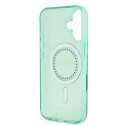 Guess GUHMP16SPFTDTEN iPhone 16 6.1" green/green hardcase IML Rhinestones MagSafe