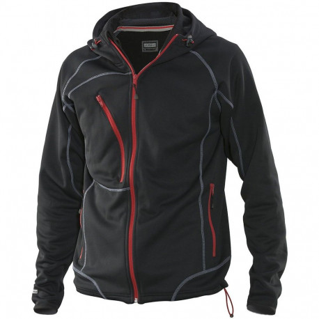 Jobman dressipluus 5152 must/punane 2XL