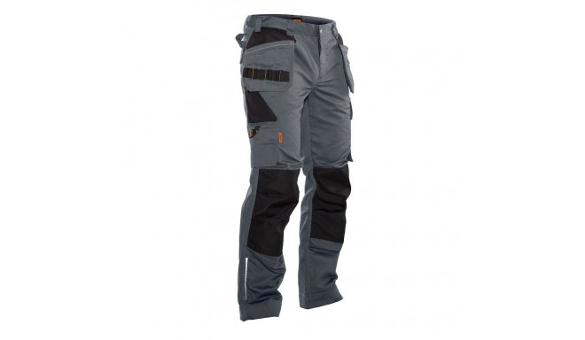 Jobman Practical vööpüksid ripptaskutega 2322 hall/must 48