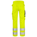 Jobman Practical ripptaskutega vööpüksid 2377 Hi-Vis kollane 46