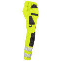 Jobman Practical ripptaskutega vööpüksid 2377 Hi-Vis kollane 54