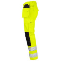 Jobman Practical ripptaskutega vööpüksid 2377 Hi-Vis kollane 50