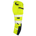 Jobman ripptaskutega 3/4 vööpüksid 2217 Hi-Vis kollane 52