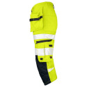 Jobman ripptaskutega 3/4 vööpüksid 2217 Hi-Vis kollane 52