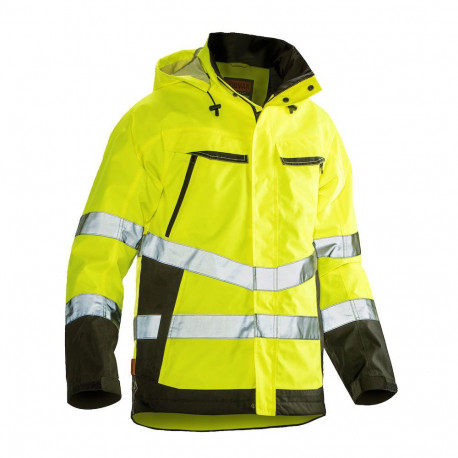 Jobman jope 1283 Hi-vis kollane/must 2XL