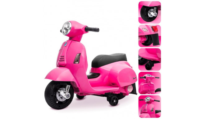 Jeździk akumulatorowy Scooter Vespa fuksja