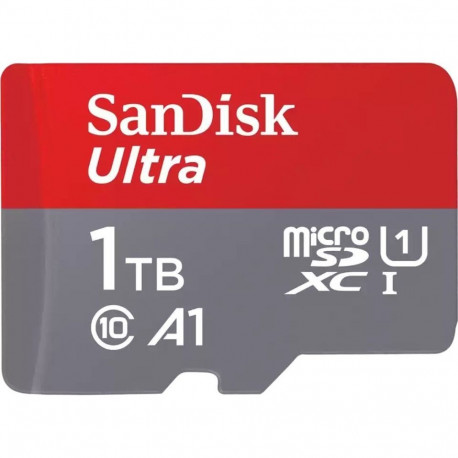 SanDisk Ultra 1 TB microSDXC  memory card (UHS-I U1  Class 10  A1) + adapter