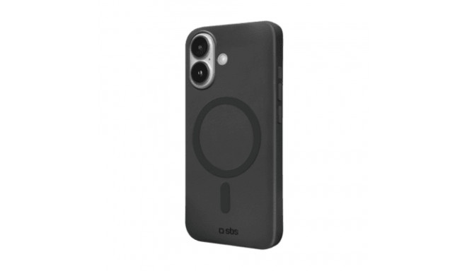 SBS Instinct Mag Cover iPhone 16 Plus schwarz