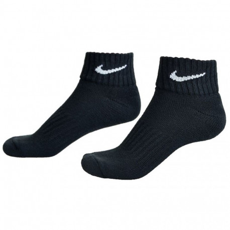 Nike Value Cotton Quarter Socks 3 Pairs SX4926 001 (L: 42-46)