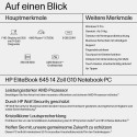 "HP EliteBook 645 G10 AMD Ryzen 5 Pro 7530U 35,5cm 14Zoll FHD 250 1x8GB 256GB/PCIe NVMe/SSD UMA Wi-F