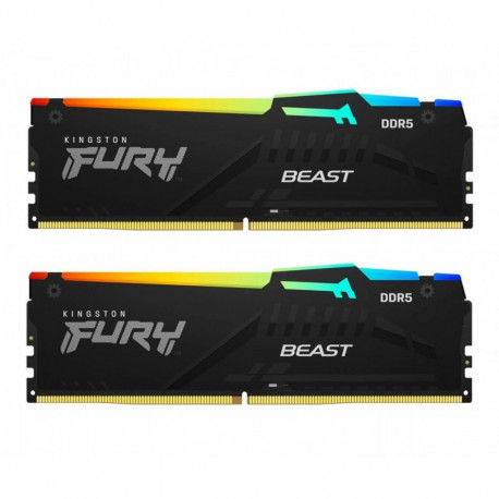 Fury Beast DDR5 RGB 32GB(2*16GB)/6000 CL36 must mälu